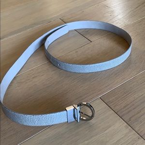 Snake skin reversible belt -size M